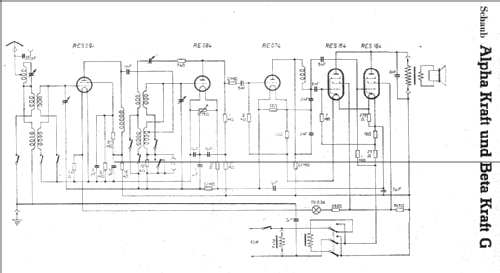 Beta-Kraft G; Schaub und Schaub- (ID = 5727) Radio