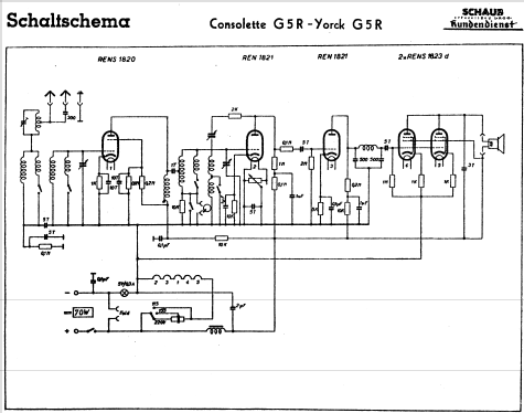 Consolette G 5R; Schaub und Schaub- (ID = 949245) Radio