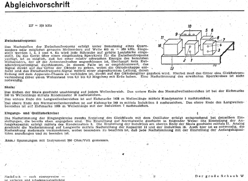 Der große Schaub W; Schaub und Schaub- (ID = 3022139) Radio