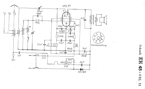EK48-UEL71; Schaub und Schaub- (ID = 5775) Radio