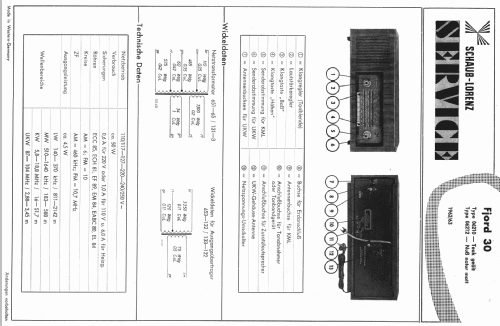 Fjord 30; Schaub und Schaub- (ID = 38828) Radio