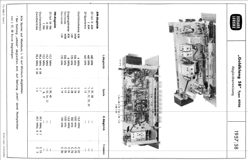 Goldklang 58 4006; Schaub und Schaub- (ID = 37192) Radio