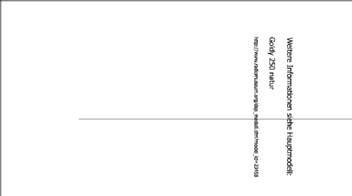 Goldy 250 27010; Schaub und Schaub- (ID = 39390) Radio