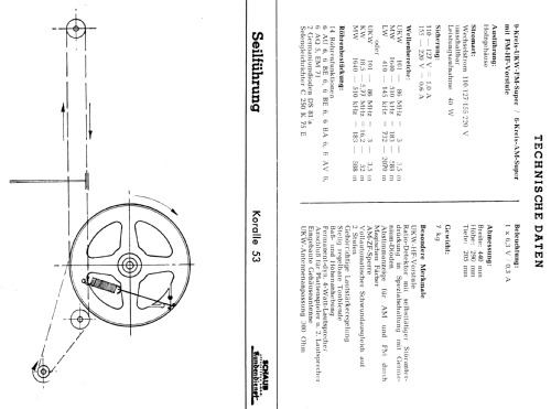 Koralle 53 ; Schaub und Schaub- (ID = 1365203) Radio