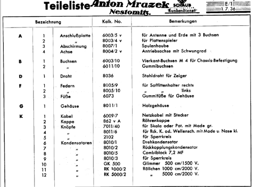 Neckar D; Schaub und Schaub- (ID = 304527) Radio