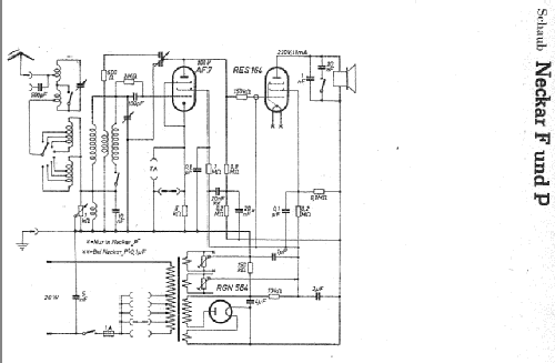 Neckar P; Schaub und Schaub- (ID = 5796) Radio