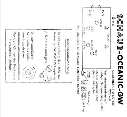 Oceanic GW; Schaub und Schaub- (ID = 2475408) Radio