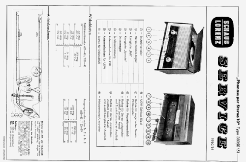 Phonosuper Stereo 10 38050/51; Schaub und Schaub- (ID = 63681) Radio