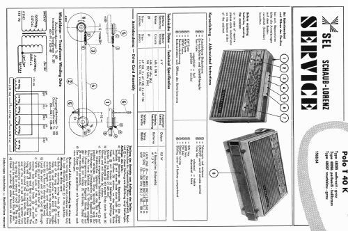 Polo T40K; Schaub und Schaub- (ID = 39708) Radio