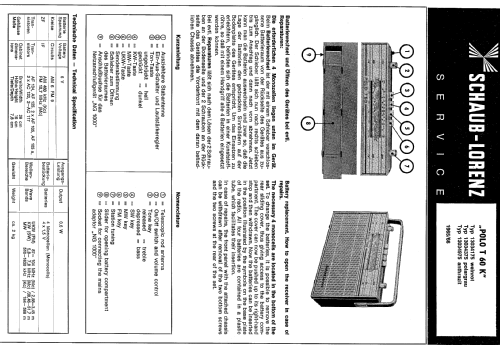 Polo T60K; Schaub und Schaub- (ID = 99919) Radio