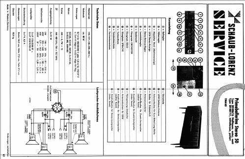 Primaballerina Stereo 50 201006/16; Schaub und Schaub- (ID = 40579) Radio