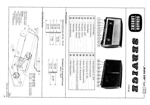 Rialto 350; Schaub und Schaub- (ID = 56012) Radio