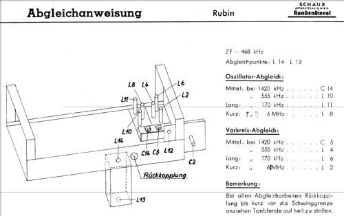 Rubin ; Schaub und Schaub- (ID = 809265) Radio