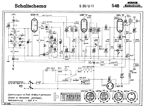 S50U11; Schaub und Schaub- (ID = 43933) Radio