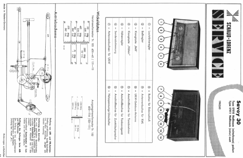 Savoy 30 07012; Schaub und Schaub- (ID = 38868) Radio