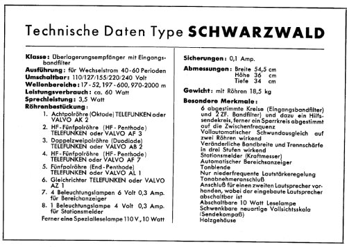 Schwarzwald W; Schaub und Schaub- (ID = 304444) Radio