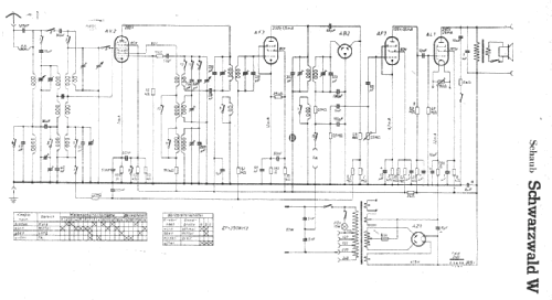 Schwarzwald W; Schaub und Schaub- (ID = 5812) Radio