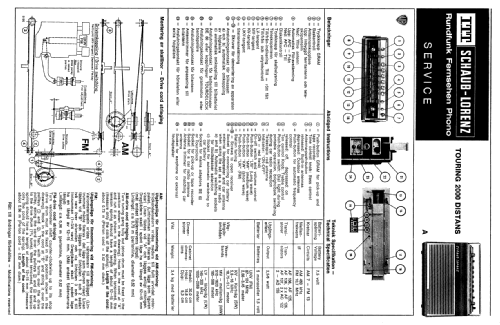 Touring 2000 Distans; ITT Schaub-Lorenz (ID = 132040) Radio