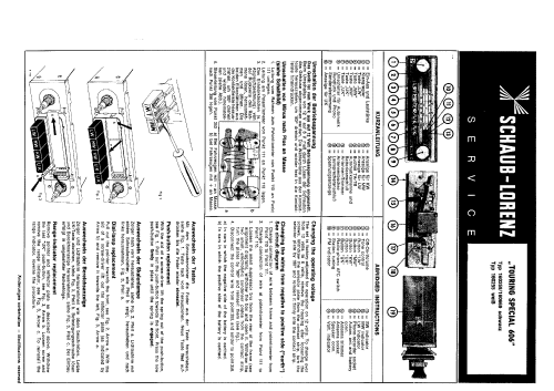 Touring Special 606; Schaub und Schaub- (ID = 89813) Car Radio