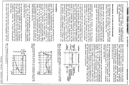 Touring Stereo-Component 932703; Schaub und Schaub- (ID = 91795) Verst/Mix