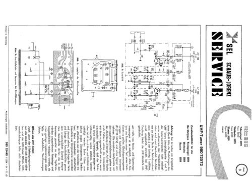 UHF-Tuner 98072572; Schaub und Schaub- (ID = 2612370) Adapteur