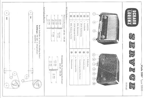 Viola 200 Type 32010 / 32011 / 32012 / 32013; Schaub und Schaub- (ID = 74054) Radio