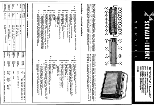 Weekend Automatik T60L; Schaub und Schaub- (ID = 92845) Radio
