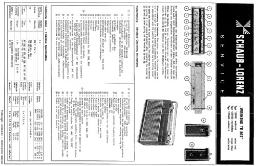 Weekend TE802 120461; Schaub und Schaub- (ID = 81503) Radio