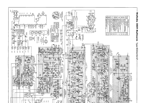 Weltecho 5059 Multinorm 80354/80355/80357; Schaub und Schaub- (ID = 2615177) Fernseh-E