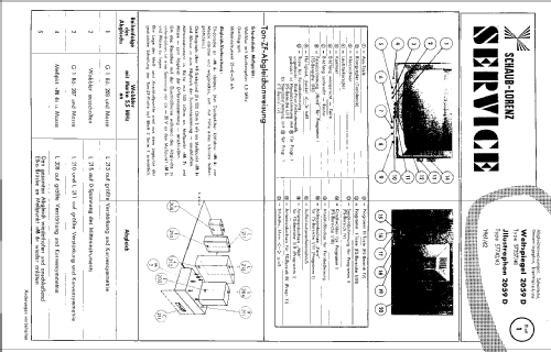 Weltspiegel 2059D Type 57237; Schaub und Schaub- (ID = 790733) Fernseh-E