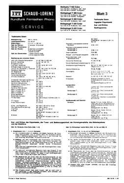 Weltspiegel T400 Color; Schaub und Schaub- (ID = 2910848) Télévision