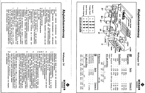 Weltsuper 54 WS54; Schaub und Schaub- (ID = 375596) Radio