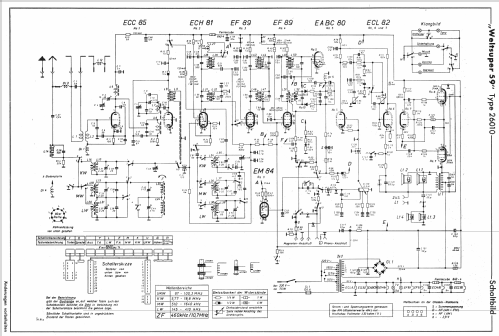 Weltsuper 59 26010; Schaub und Schaub- (ID = 39496) Radio