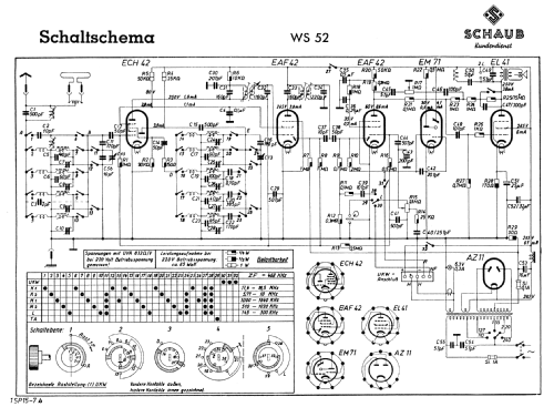 Weltsuper WS52U; Schaub und Schaub- (ID = 1722027) Radio