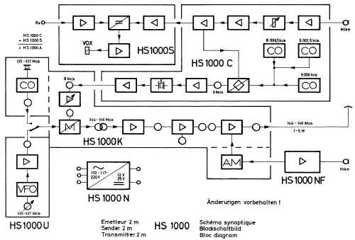 2m-SSB-Sender HS 1000; Schilling, Walter; (ID = 1630369) Kit