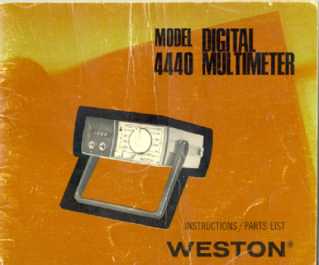 Digital Multimeter 4440; Schlumberger; (ID = 2390927) Ausrüstung