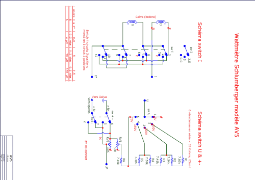 Wattmètre AV5; Schlumberger; (ID = 984549) Equipment