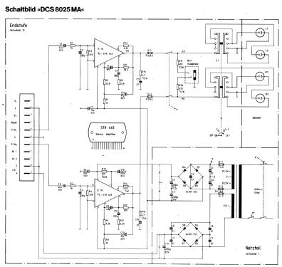 HiFi Stereo Amplifier DCS-8025MA Ampl/Mixer Schneider |Radiomuseum.org