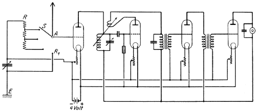 4-Röhrenempfänger ; Schneider-Opel AG, (ID = 702131) Radio