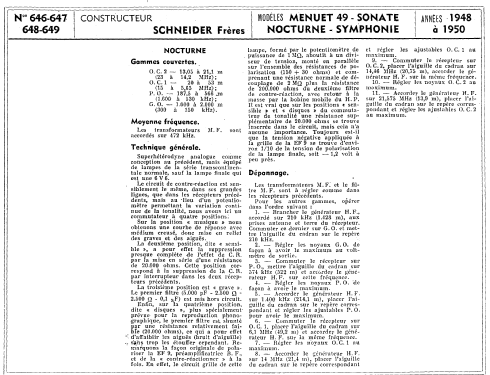 Nocturne 48; Schneider Frères, (ID = 95692) Radio