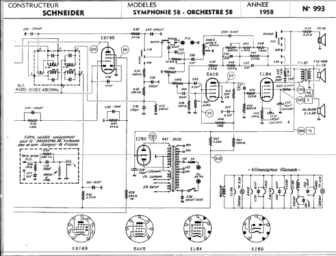 Orchestre 58; Schneider Frères, (ID = 287470) Radio