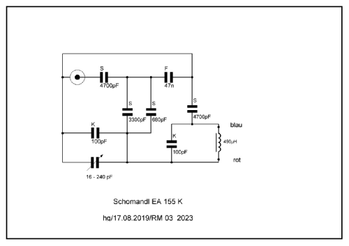 Frequenzvergleichs-Empfänger EA 155 K; Schomandl KG; (ID = 2881913) Equipment