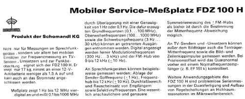 FDZ100H; Schomandl KG; (ID = 2544653) Equipment