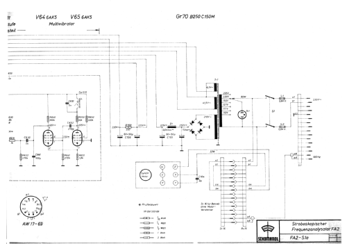 Stroboskopischer Frequenz-Analysator FA 2; Schomandl KG; (ID = 669802) Equipment