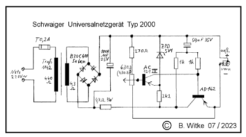 Universalnetzgerät 2000 ; Schwaiger, Christian (ID = 2924181) Power-S