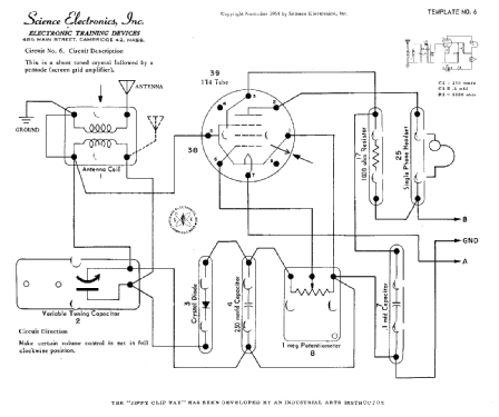 Erec-Tronic Set T-200; Science Electronics (ID = 3070186) Kit