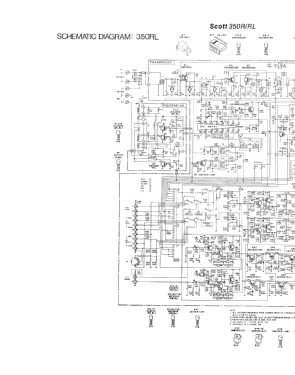 Stereo Receiver 350RL; Scott; H.H.; Maynard (ID = 2943011) Radio