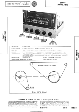 1510; Scott Radio Labs.E.H (ID = 3095598) Radio