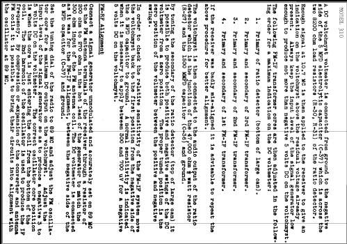 310 ; Scott Radio Labs.E.H (ID = 253989) Radio