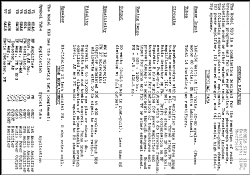 510S 'Sheffield' ; Scott Radio Labs.E.H (ID = 254039) Radio